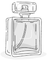 Flacon of fragrance