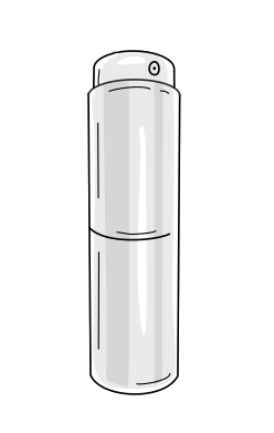 Flacon of fragrance